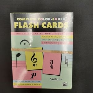 Music student flash cards